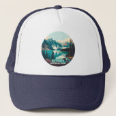Casquette Parc national Banff Moraine Lac Retro (Devant)