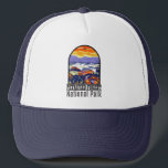 Casquette Parc National de la Forêt Petrifiée Arizona Vintag<br><div class="desc">Conception de l'illustration vectorielle Petrified Forest. Le parc est situé dans le nord-est de l'Arizona et possède de grands gisements de bois pétrifié.</div>