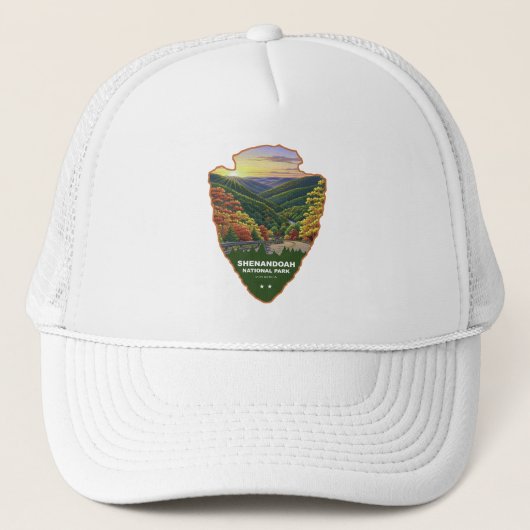 Casquette Parc national de Shenandoah Arrowhead (Devant)