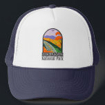 Casquette Parc national de Shenandoah Skyline Drive Virginie<br><div class="desc">Shenandoah dessin vectoriel. Le Skyline Drive court sur toute sa longueur,  et un vaste réseau de sentiers comprend une section du sentier longue distance des Appalaches.</div>