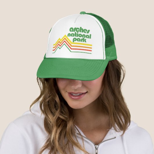 Casquette Parc national des Arches (En situation)