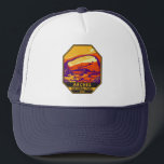 Casquette Parc national des Arches Utah Paysage Vintage<br><div class="desc">Arche la conception d'oeuvres vectorielles. Le parc se trouve au nord de Moab dans l'État de l'Utah. Bordé par le fleuve Colorado,  dans le sud-est,  il est connu comme le site de plus de 2 000 arcs naturels en grès.</div>