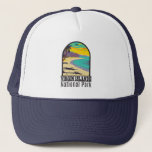 Casquette Parc national des Îles Vierges Trunk Bay Beach<br><div class="desc">Design vectoriel des îles Vierges. Le parc occupe la majorité de St. John,  l'une des îles Vierges américaines.</div>