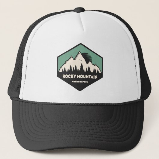 Casquette Parc national des Rocheuses (Devant)