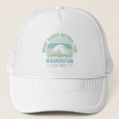 Casquette Parc national du Mont Rainier Washington USA Retro (Devant)