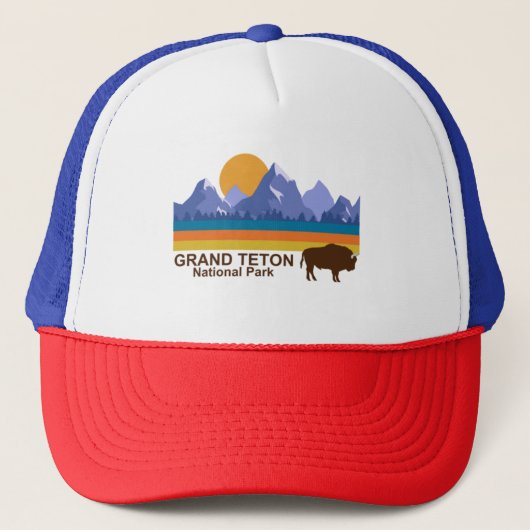 CASQUETTE PARC NATIONAL GRAND-TETON (Devant)