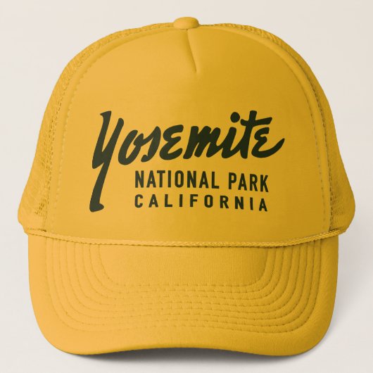 Casquette Parc national vintage de Yosemite (Devant)