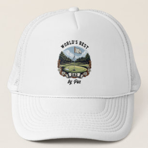 Casquette Parcours de golf Le meilleur papa du monde par Par