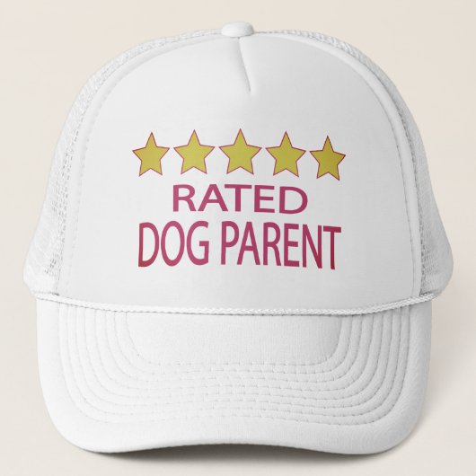 Casquette Parent de chien cinq étoiles (Devant)