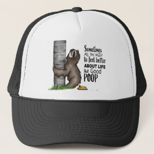 Casquette paresse pooping