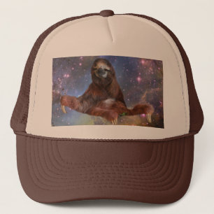 Casquette Paresses dans le camionneur de l'espace