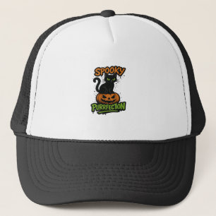 Casquette Parfaite Félinité Épouvante  Joli Chat Noir sur Ci