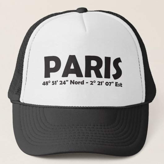 Casquette Paris (Devant)