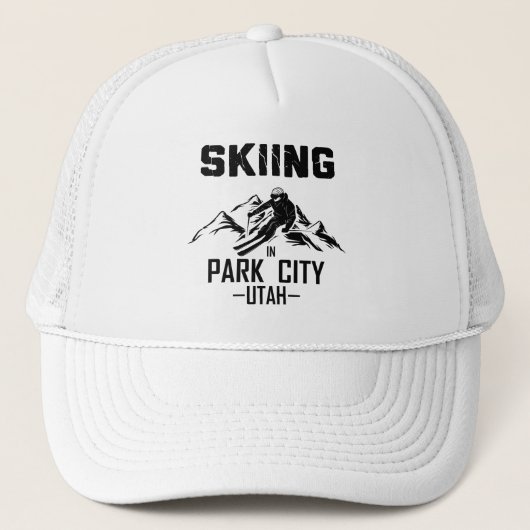 Casquette Park City Utah ski (Devant)