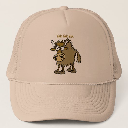 Casquette Parler de YAKS de YAKS de YAKS EST la vie ! (Devant)