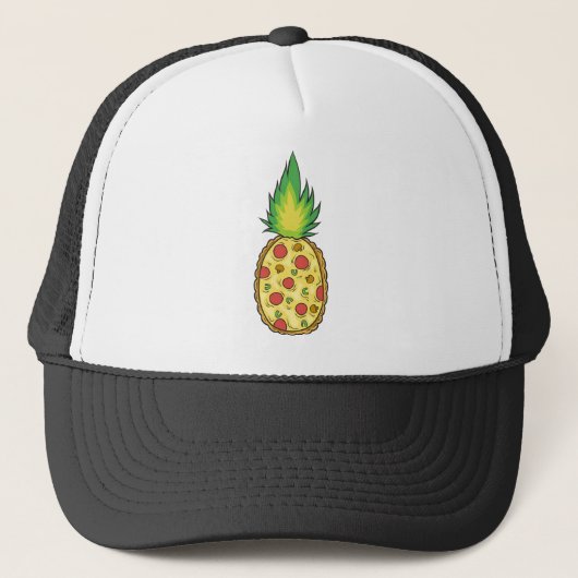 Casquette Parodie de pizza d'ananas (Devant)
