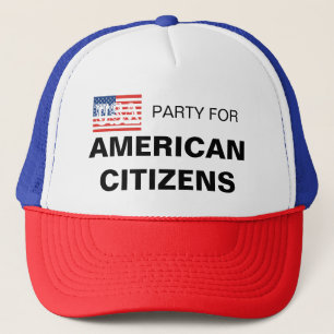 Casquette Parti pour les citoyens américains