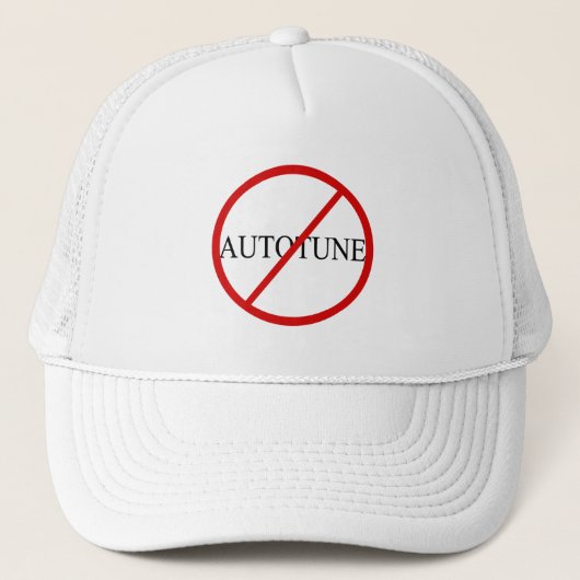 Casquette Pas d'autotune (Devant)