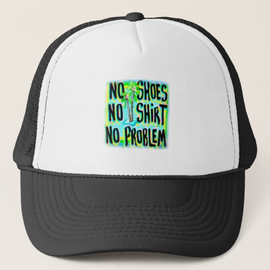 CASQUETTE PAS DE CHAUSSURES PAS DE CHAISE PAS DE PROBLÈME (Devant)