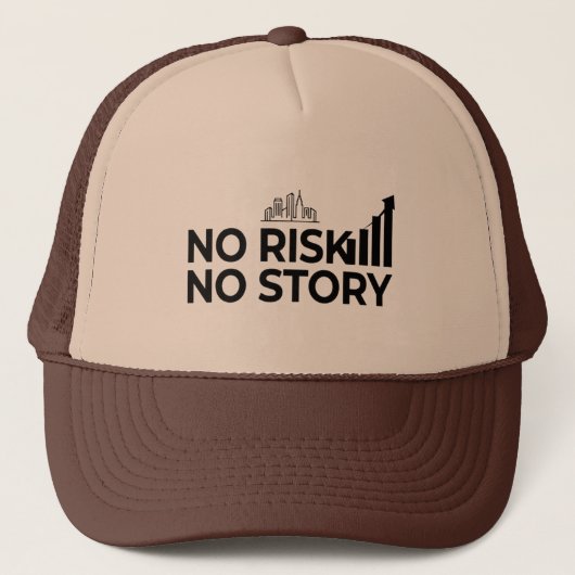 Casquette Pas de risque, pas d'histoire (Devant)