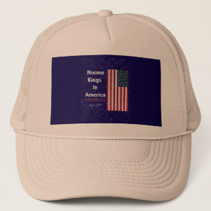 CASQUETTE PAS DE ROI EN AMÉRIQUE DEPUIS 1776, 4 JUILLET
