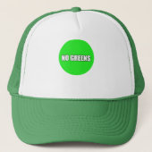 CASQUETTE PAS DE VERTS (Devant)