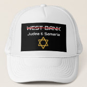 Casquette Pas en Cisjordanie, Judée Samarie Israël (Devant)