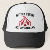 Casquette Pas mon cirque (Devant)