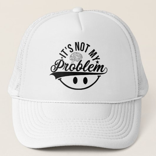 Casquette Pas mon problème-retraité 2023 pas (Devant)