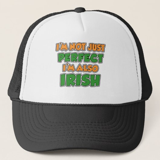 Casquette Pas seulement parfait irlandais (Devant)