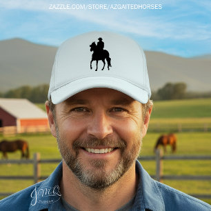 Casquette Paso Fino Horse Silhouette Rider