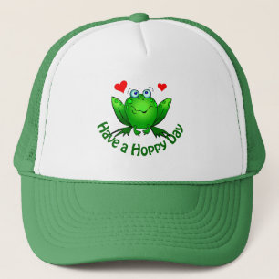 Casquette Passez une journée sautante Mignonne grenouille ve