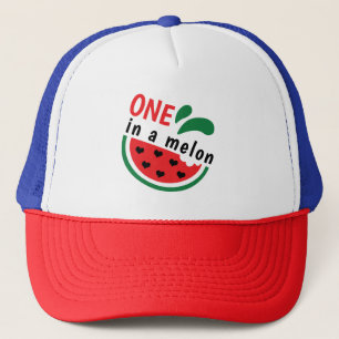 Casquette Pastèque de coeur ONE dans un Melon