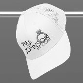 Casquette Patch brodé de Mme Faux Ring mariée