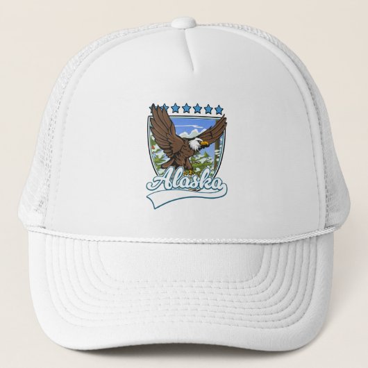 Casquette Patch de voyage en Alaska (Devant)