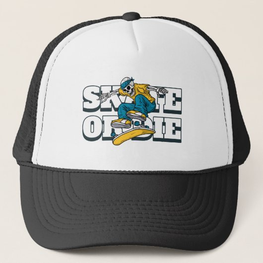 Casquette Patinage Ou Mourir (Devant)