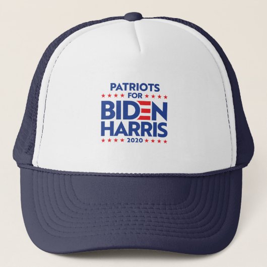 CASQUETTE PATRIOTES POUR BIDEN HARRIS (Devant)