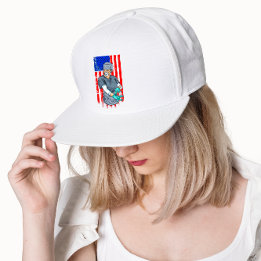 Casquette Patriotic Dedicated Nurse USA Red White Blue Flag