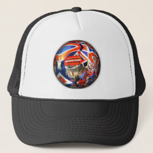 Casquette Patriotique Angleterre Londres collage accessoires