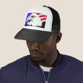 CASQUETTE PATRIOTIQUE D'EAGLES (En situation)