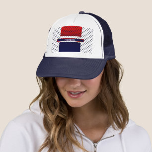 Casquette Patriotique rouge blanc & bleu avec StarsTrucke