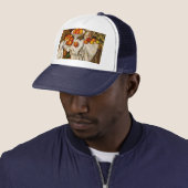 Casquette Paul Cezanne Pomples Oranges Impressionnisme (En situation)