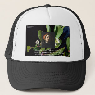 Casquette Paul Verlaine "Fruit/Fleurs" Cadeaux de citation d