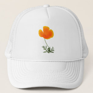 Casquette pavot orange