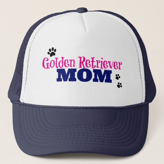 Casquette Pawprint Golden Retriever Maman (Devant)