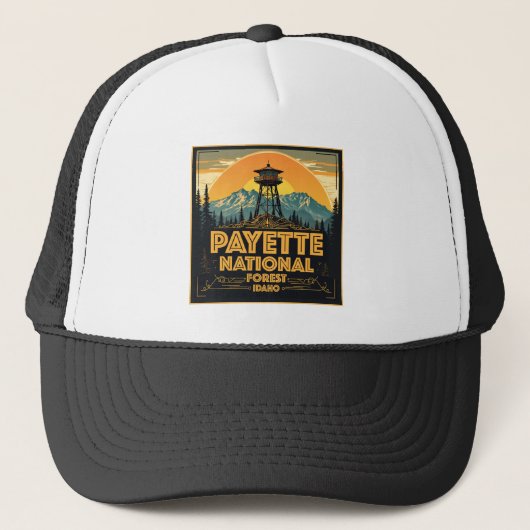 Casquette Payette Forêt Nationale Idaho (Devant)