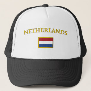 Casquette Pays-Bas d'or