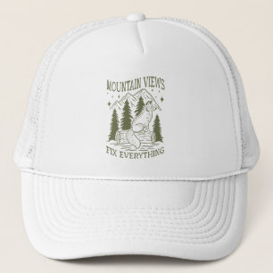 Casquette Paysage de montagne Renard de forêt Nature Aventur