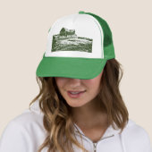 Casquette Paysage rural maison de ferme de style coupe (En situation)