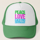 Casquette Peace Love Gastroentologie (Devant)